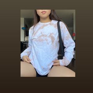 Tie Dye Long Sleeve (Tan)